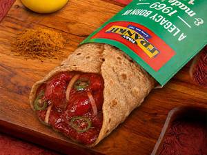 Schezwan Veg Whole Wheat Frankie Roll