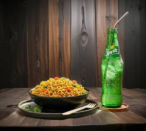 Premium Vegetables Plain Maggi + Sprite  (750Ml)