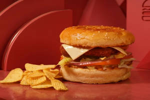 Special  Paneer Crunchy Burger