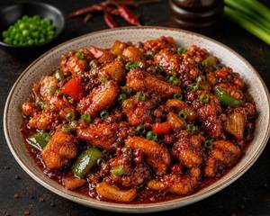 Chicken In Schezwan Sauce [500 Ml]