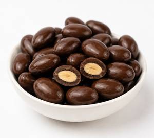 Pure Chocolate Coated Roasted Almond [50 Grams]