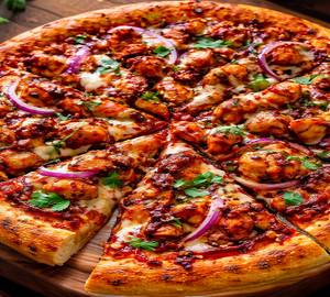 Peri peri chicken pizza