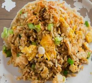 Egg Chicken Fried Rice+Chicken Kasa
