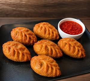Fried Chicken Momos [6 Pieces]