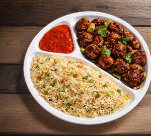 Fried Rice with Chicken Dry Fry Combo