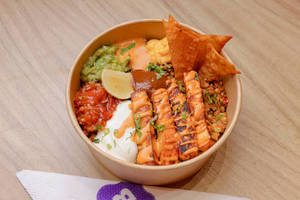 Chipotle Paneer With Chocolate Mole Sauce Burrito Bowl