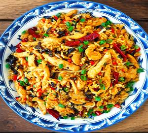 Chilli Garlic Chicken Fried Rice