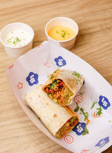 Jerk Spiced Pulled Jackfruit Burrito Wrap