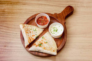 Jerk Spiced Jackfruit Quesadillas