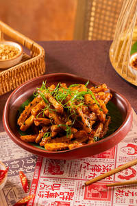 Glazed Honey Chilly Potato