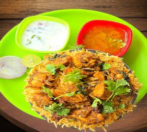 Chicken fry biryani
