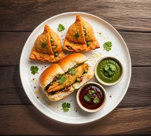 Jain samosa pav