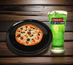 Pizza Di Sicilia + Any Mojito / Ice Tea