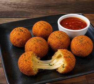 Veg Potato Cheese Balls [6 Pc]