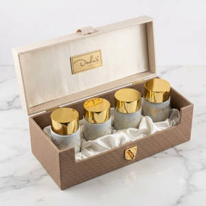 4 Jar D/f Velvet Box