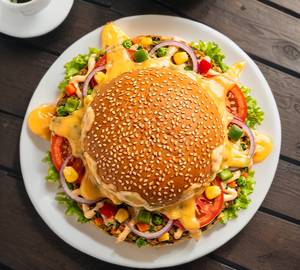 Veg cheese burger