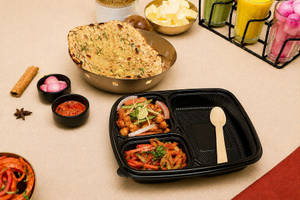 Chana Masala & Stuffed Kulcha Combo