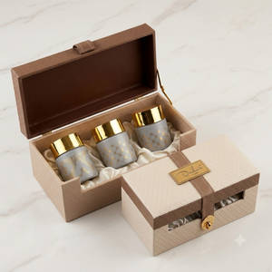 3 Jar D/f Velvet Box