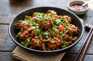 Boneless Chicken Manchurian Dry