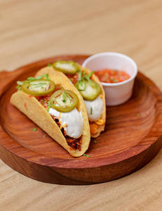 Jerk Spiced Pulled Jackfruit Crisp Shell Taco (1 Pc)