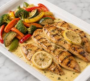 Grilled Chicken In Lemon Butter Sauce