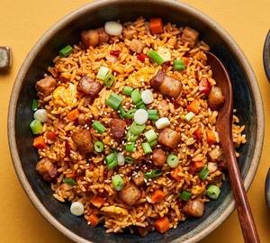 Schezwan Pork Fried Rice
