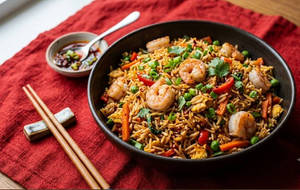 Prawn Schezwan Fried Rice