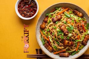Schezwan Pork Noodles
