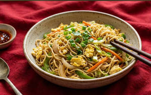 Egg Hakka Noodles