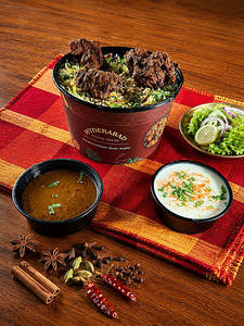 Chicken  Kebab Biryani 2 Pic