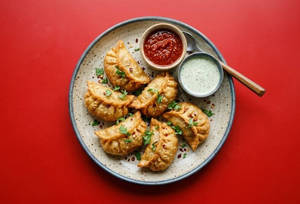 Chicken Schezwan Fried Momos