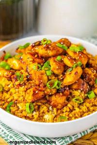 Barbeque fried rice
