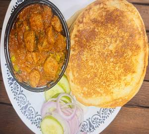 Soya Nutrela With Masala Kulcha (3 Pcs)