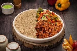 Tandoori Grilled Chicken Tikka Bowl With Quinoa