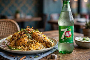 Chicken Biriyani With 7up