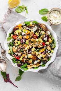 Grilled Veg & Quinoa Salad