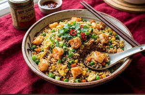 Prawn Chilli Garlic Fried Rice