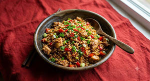 Chicken Hot Garlic Fried Rice