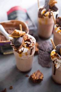 Dark Chocolate Salted Caramel Shake