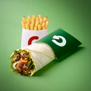 Korean Aloo Wrap Combo