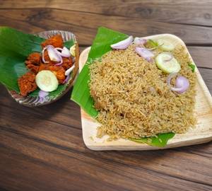 Chicken Kuskha + Kabab (100g)