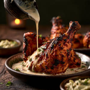 Old Delhi Butter Roasted Chicken With Bone