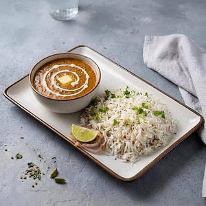 Dal Makhani With Rice/paratha