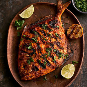 Masala Grilled Pomfret Fish