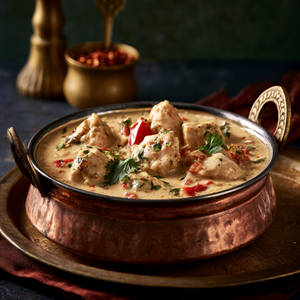 White Kadhai Chicken Gravy