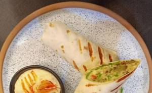 Arabic Hummus Flafeel Wrap