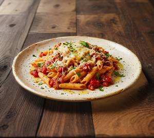 Cheese red sauce pasta