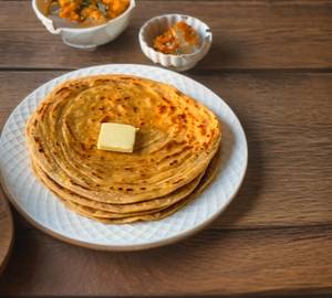 Garlic Lachha Paratha