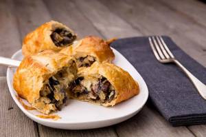 Mushroom Cheese Frankie Roll