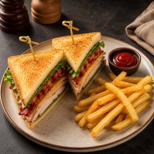 Charred Chicken Club Sandwich